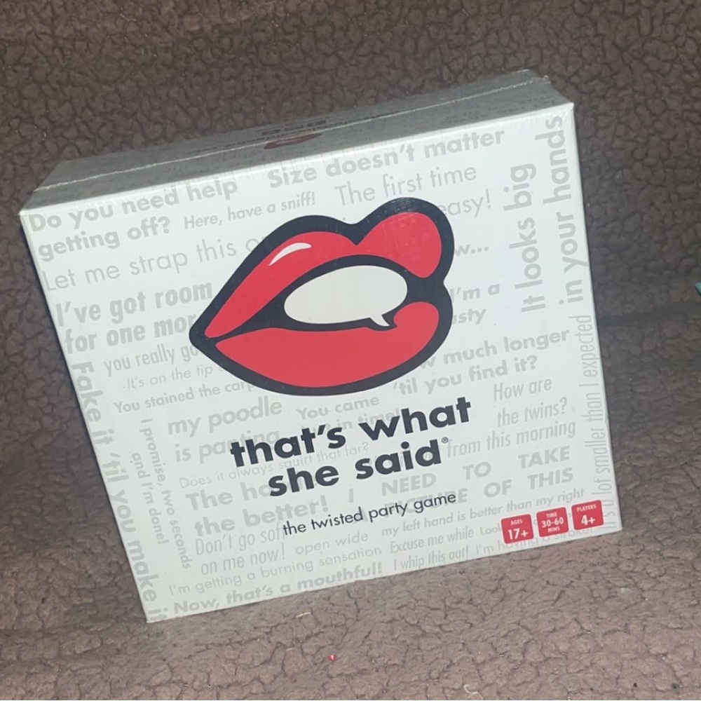 THAT’S WHAT SHE SAID CARD GAME